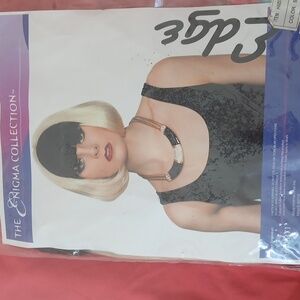 Lady Gaga's 2 Two Tone Blonde and Black Wigs For The Price Of One + A Free Wig